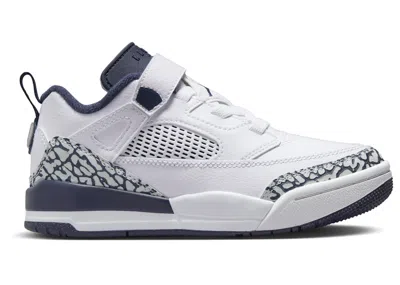 Pre-owned Jordan Spizike Low Sneakers In White/pure Platinum/obsidian