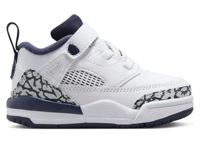 Pre-owned Jordan Spizike Low Sneakers In White/pure Platinum/obsidian In Multi