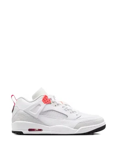 Jordan Mens  Spizike Low In Bright Crimson/white/vast Grey