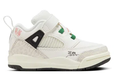 Pre-owned Jordan Spizike Low Spizike Was Here Sneakers In Sail/black/pine Green