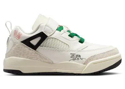 Pre-owned Jordan Spizike Low Spizike Was Here Sneakers In Sail/black/pine Green