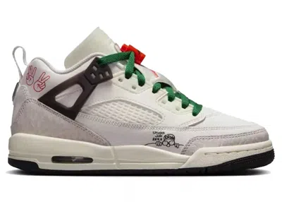 Pre-owned Jordan Spizike Low Spizike Was Here Sneakers In White/green/red