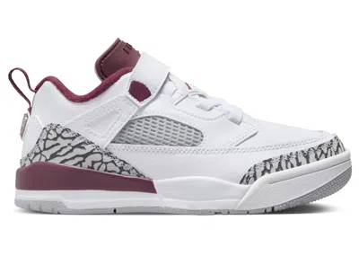 Pre-owned Jordan Spizike Low Team Red Sneakers In White/wolf Grey/anthracite