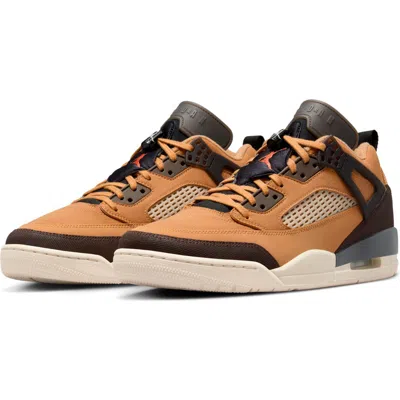 Jordan Spizike Low Top Sneaker In Flax/brown/black