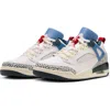 Jordan Mens  Spizike Low Cn In White/gym Red/navy
