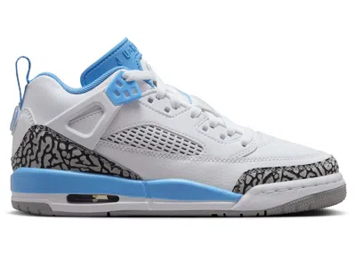 Pre-owned Jordan Spizike Low Unc Sneakers In White/university Blue/wolf Grey