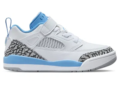 Pre-owned Jordan Spizike Low University Blue Sneakers In White/wolf Grey/anthracite
