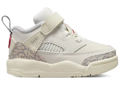 Pre-owned Jordan Spizike Low University Red Sneakers In Sail/coconut Milk/sandstone