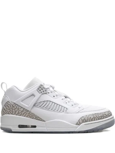 Jordan Spizike Low " White/metallic Silver/barely Blue/neutral Grey" Sneakers In Gray