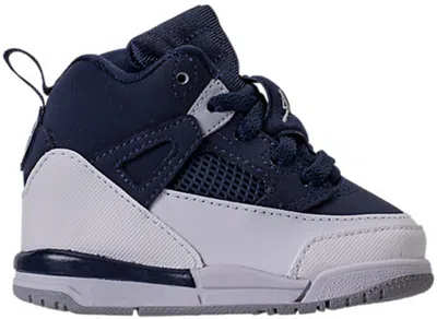 Pre-owned Jordan Spizike Sneakers In Midnight Navy Blue/metallic Silver