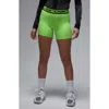 Jordan Sport 5" Bike Shorts In Electric Green