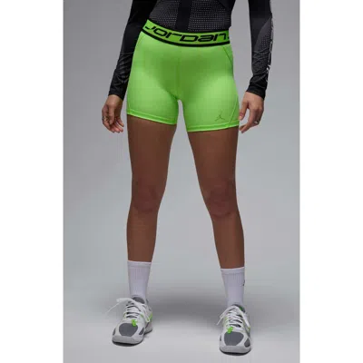 Jordan Sport 5" Bike Shorts In Electric Green