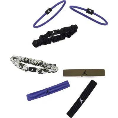 Jordan Sport 8-pack Assorted Ponytail Holders