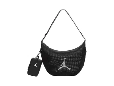 Pre-owned Jordan Sport Ball Carrier 22.9l Bag In Black