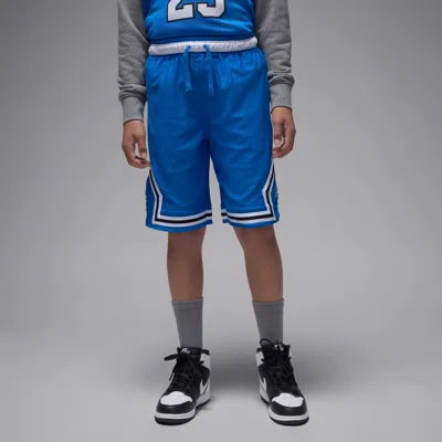 Jordan Sport Big Kids' Dri-fit Diamond Shorts In Blue
