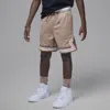 Jordan Sport Big Kids' Dri-fit Diamond Shorts In Brown