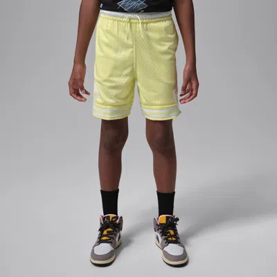 Jordan Sport Big Kids' Dri-fit Diamond Shorts In Yellow