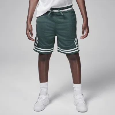 Jordan Sport Big Kids' Dri-fit Diamond Shorts In Green