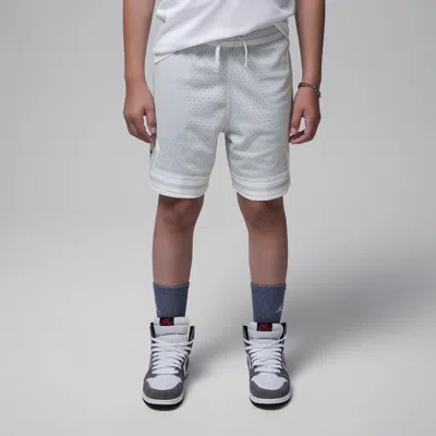 Jordan Sport Big Kids' Dri-fit Diamond Shorts In Grey
