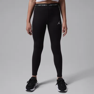 Jordan Sport Big Kids' Dri-fit Leggings In Blue