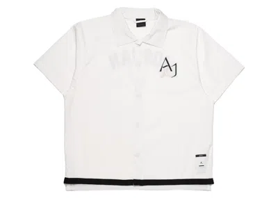 Pre-owned Jordan Sport Dna Statement Short Sleeve Shirt In White
