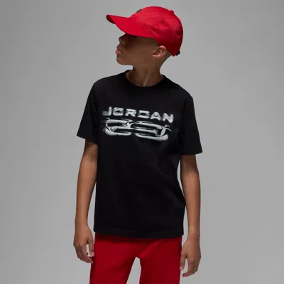 Jordan Sport Dri-fit Big Kids'  23 T-shirt In Black