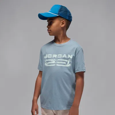 Jordan Sport Dri-fit Big Kids'  23 T-shirt In Gray