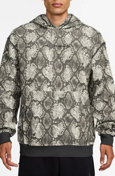 Jordan Sport Dri-fit Fleece Hoodie In Sail/black