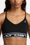 Jordan Sport Indy Light Support Sports Bra In Black
