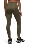 Jordan Sport Leggings In Medium Olive/white