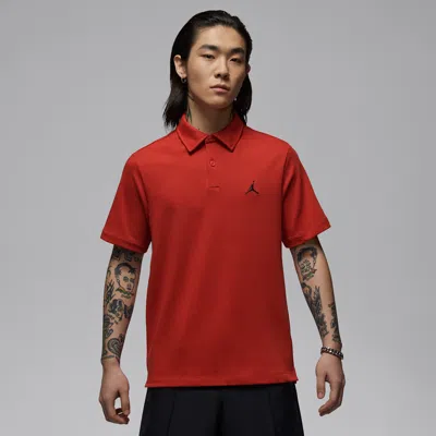 Jordan Sport Men's Dri-fit Golf Polo Shirt In Red