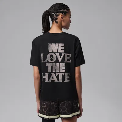 Jordan Sport Women's Dri-fit Graphic T-shirt In Black