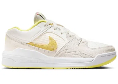 Pre-owned Jordan Stadium 90 Light Laser Orange Sneakers In Sail/white/laser Fuchsia