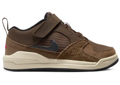 Pre-owned Jordan Stadium 90 Sanddrift Sneakers In Cacao Wow/black/university Red