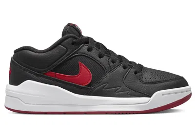 Pre-owned Jordan Stadium 90 Sneakers In Black/white/gym Red In Multi