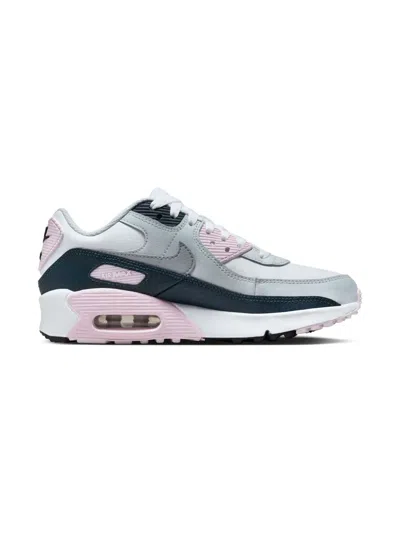 Jordan Stadium 90 "white/pink Foam/armory Navy/wolf Grey" Sneakers In Gray