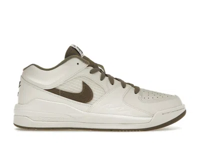 Pre-owned Jordan Stadium 90 (women's) Sneakers In Sail/brown Kelp/black