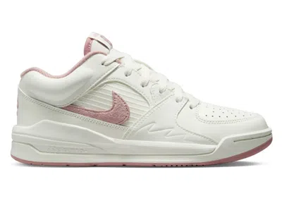 Pre-owned Jordan Stadium 90 (women's) Sneakers In Sail/wolf Grey/red Stardust