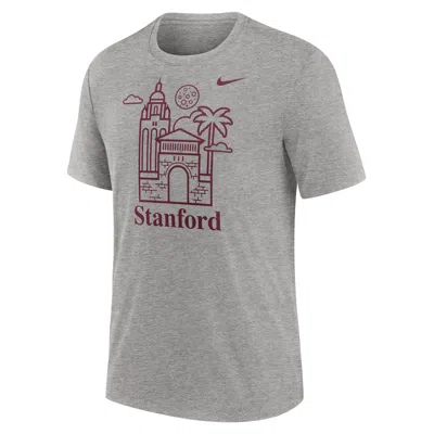 Jordan Stanford Cardinal Local Campus Time Honored Tradition  Men's College T-shirt In Grey