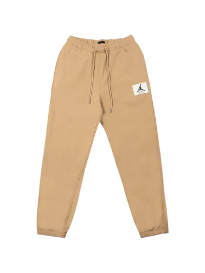 Jordan Statement Fleece Track Pants In Brown