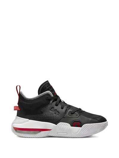 Jordan Stay Loyal 2 Leather Sneakers In Black