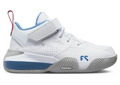 Pre-owned Jordan Stay Loyal 2 True Blue Sneakers In White/university Red/light Smoke Grey In Multi