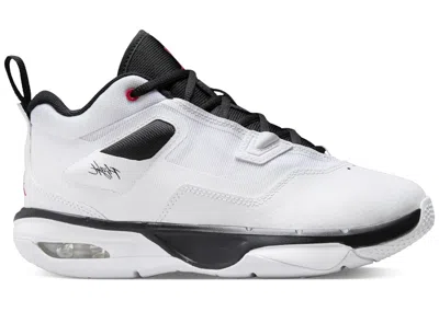 Pre-owned Jordan Stay Loyal 3 Sneakers In White/black/university Red