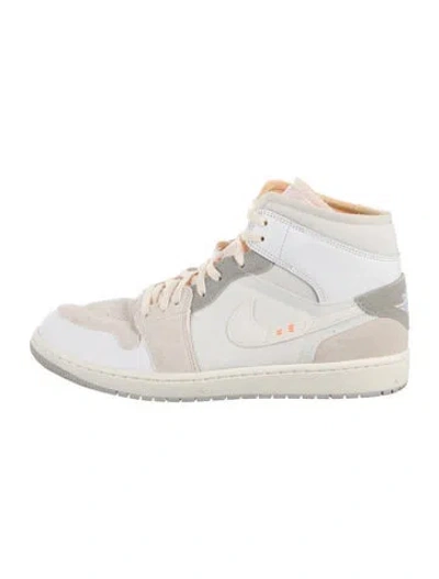 Pre-owned Jordan Suede Athletic Sneakers In Grey/neutrals