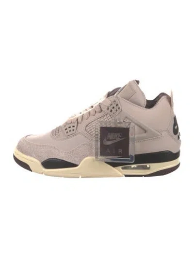 Pre-owned Jordan Suede Colorblock Pattern Wedge Sneakers W/ Tags In Neutral