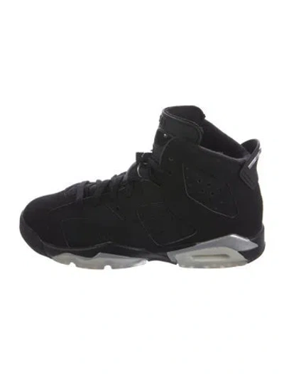 Pre-owned Jordan Suede Sneakers In Black