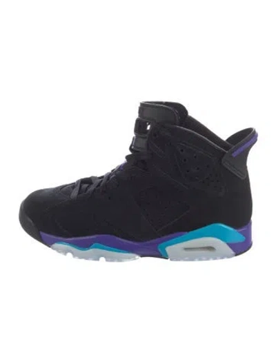 Pre-owned Jordan Suede Sneakers In Black