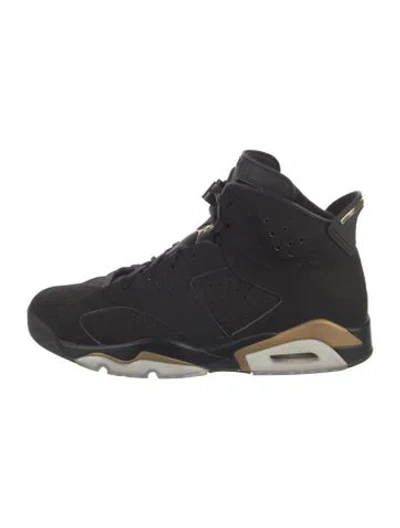 Pre-owned Jordan Suede Sneakers In Black