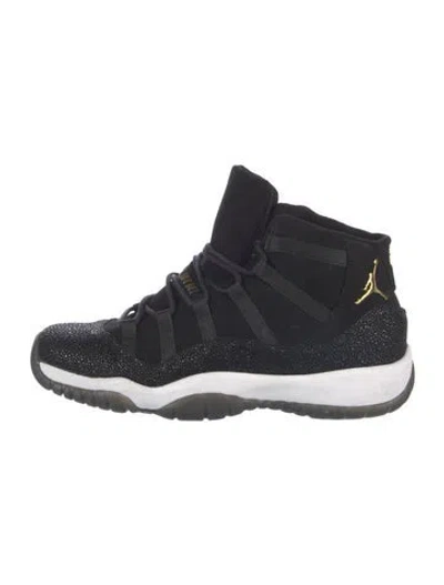 Pre-owned Jordan Suede Sneakers In Black