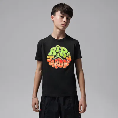 Jordan Super Splash Big Kids' Bubble T-shirt In Black
